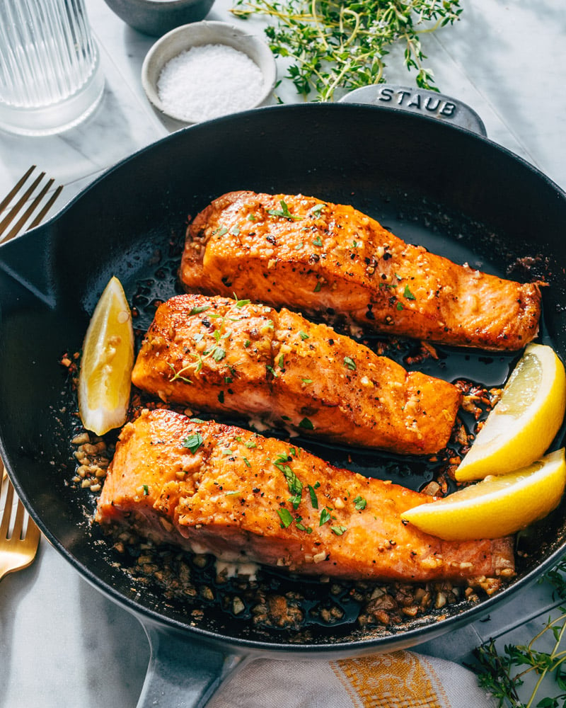 HONEY GARLIC BUTTER SALMON