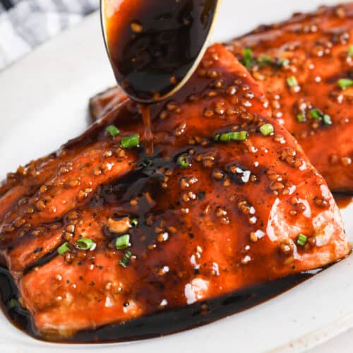 Honey Glazed Salmon (From Fresh or Frozen Filets) - Spend With Pennies