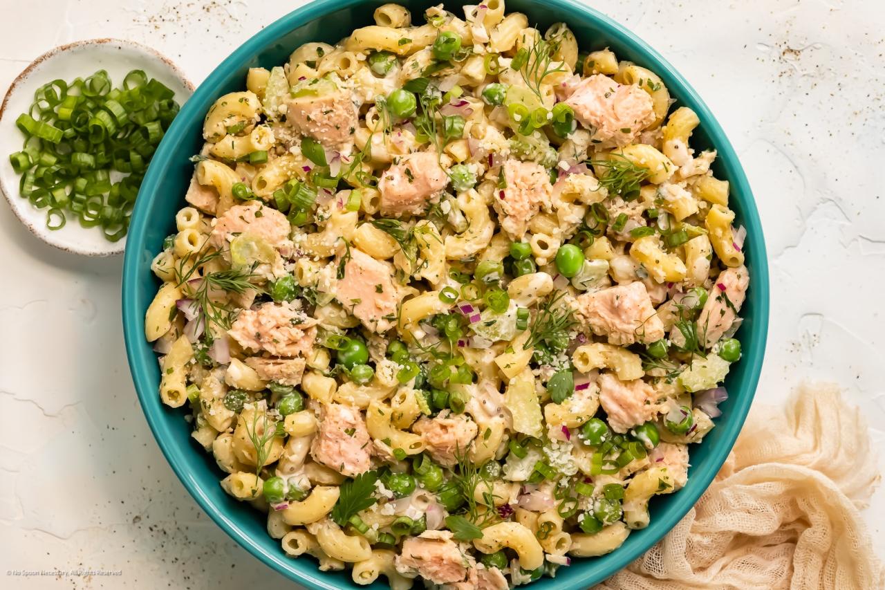 Macaroni Salad with Tuna - No Spoon Necessary