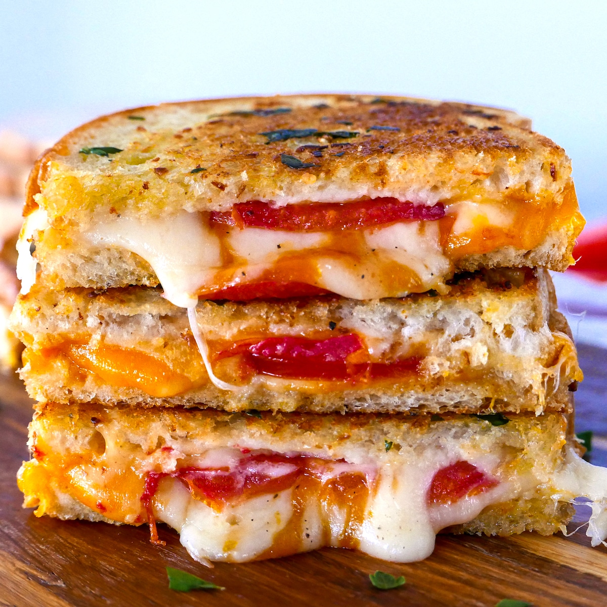 Garlic Bread Grilled Cheese - Gastronotherapy