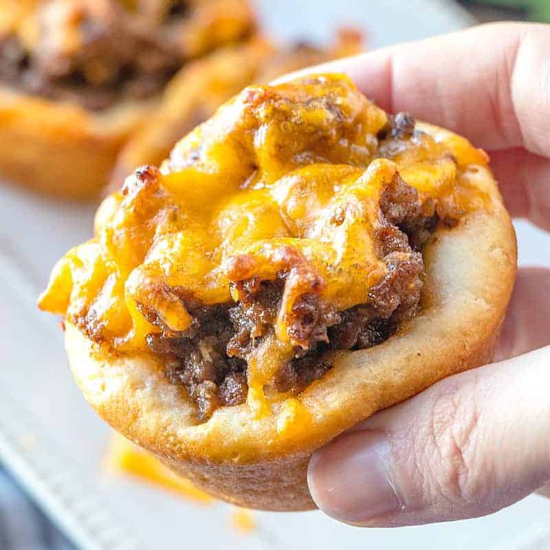 BBQ Beef Biscuit Cups - The Country Cook
