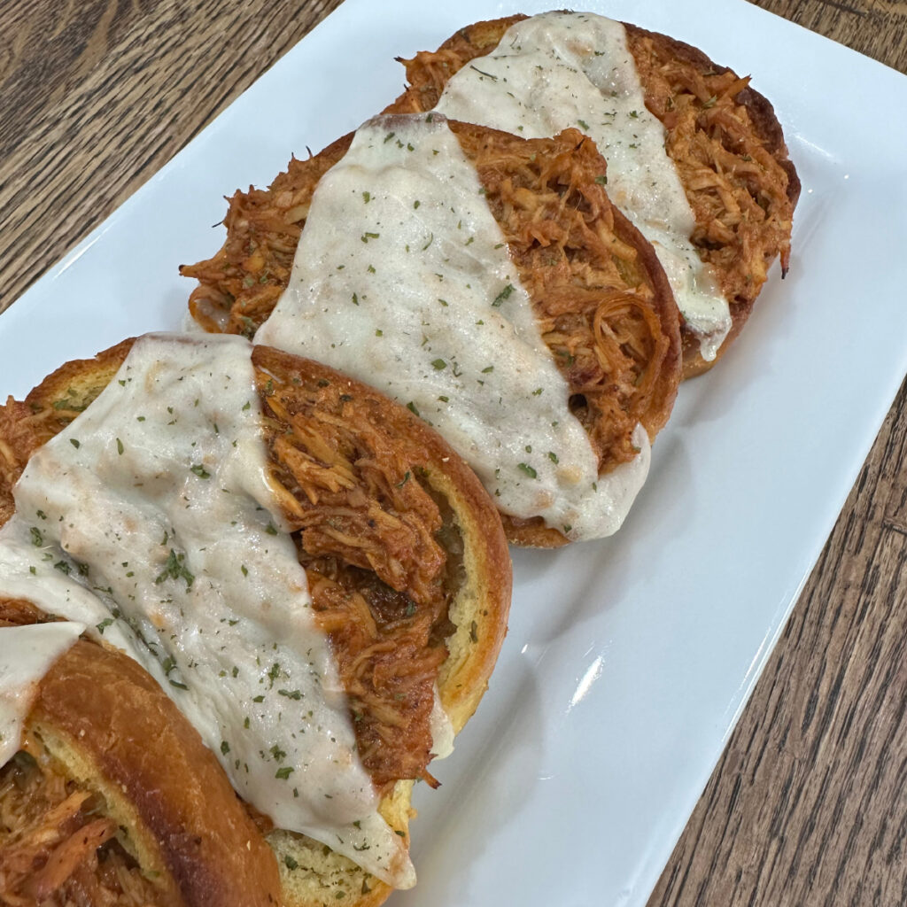 Garlic Bread BBQ Chicken - Cooking in the Midwest