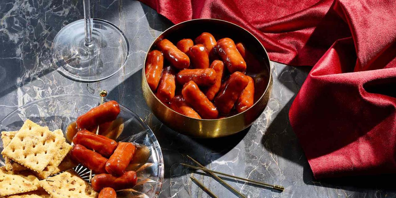 Cranberry-Barbecue Cocktail Sausages Recipe
