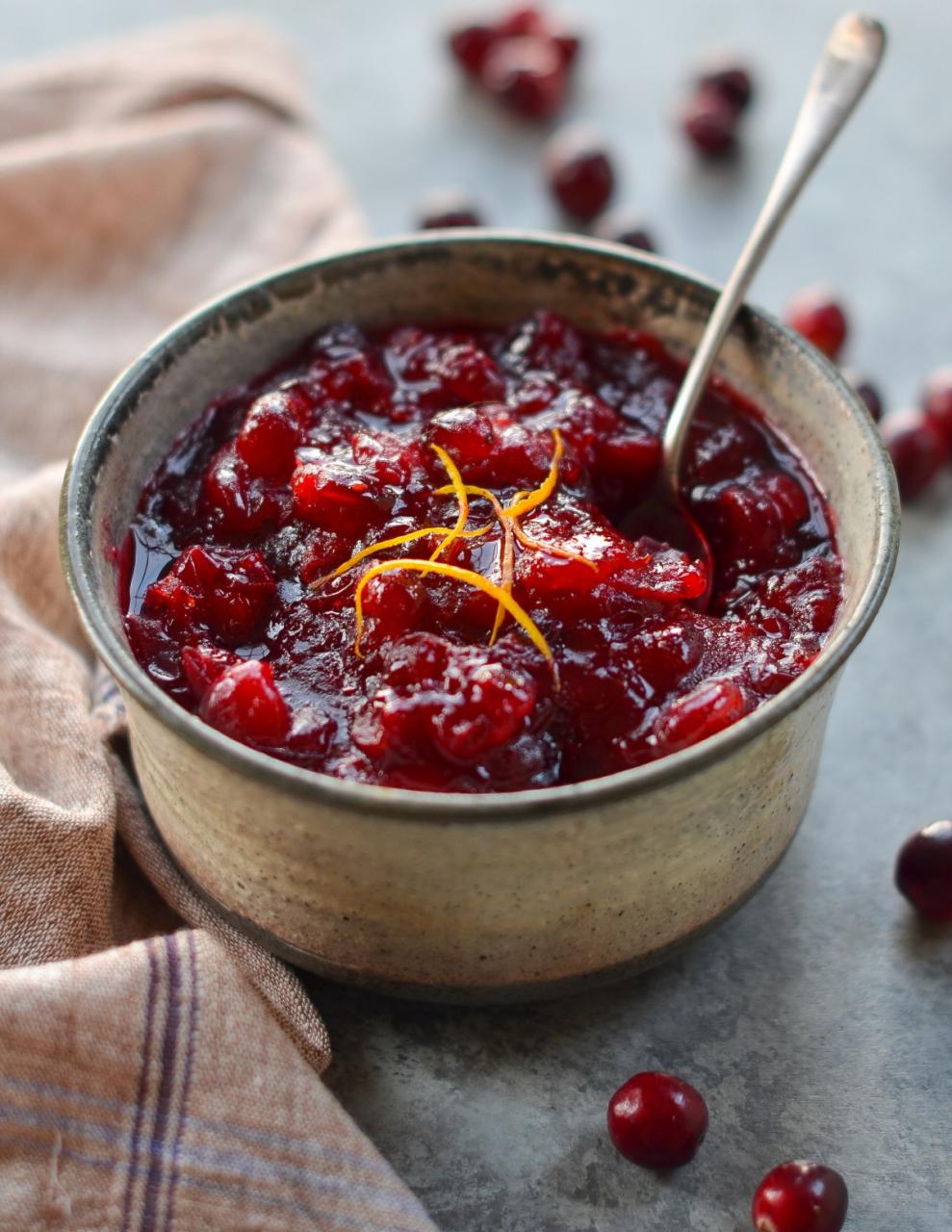 Fresh Cranberry Sauce - Once Upon a Chef
