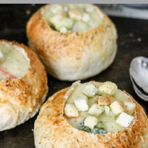 Easy Homemade Bread Bowls • Domestic Superhero