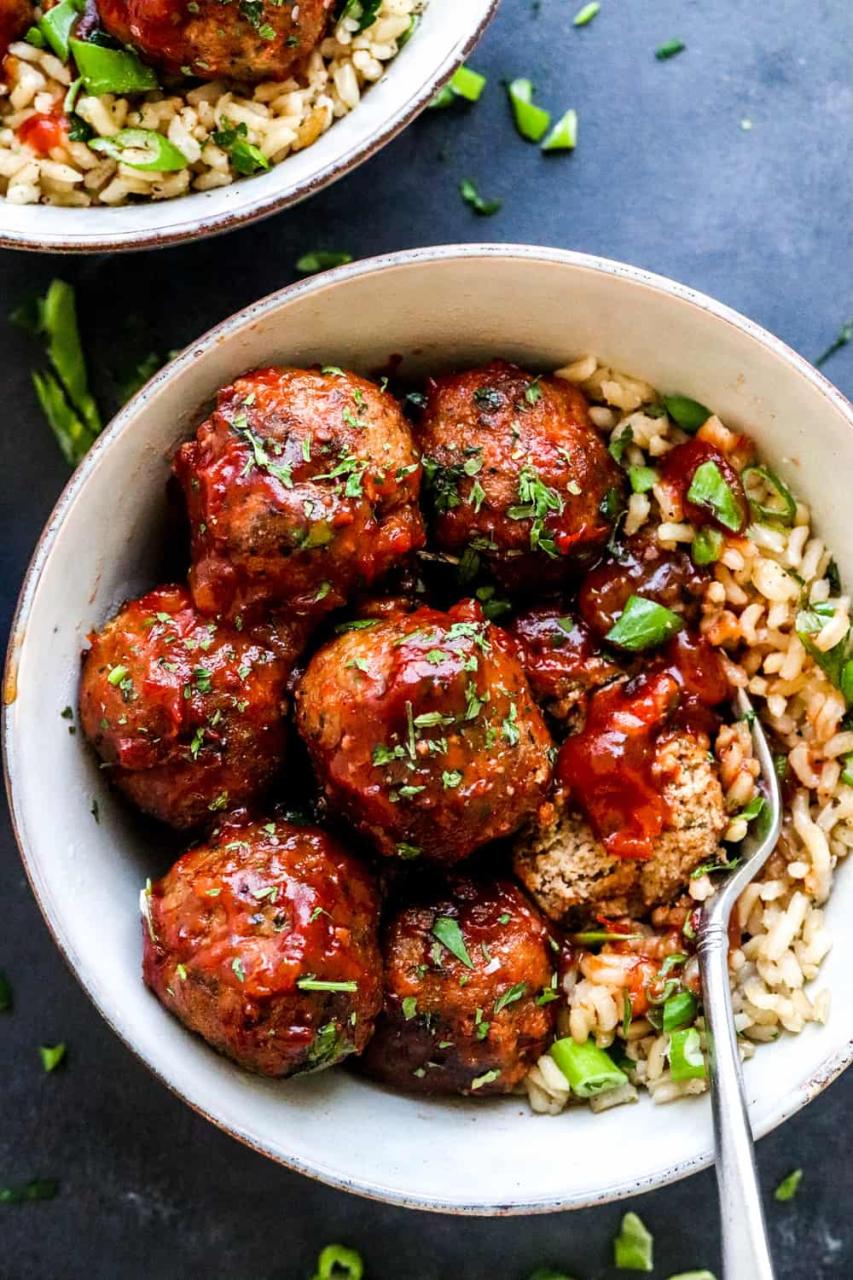 Best Healthy Air Fryer Turkey Meatballs - Pinch Me Good