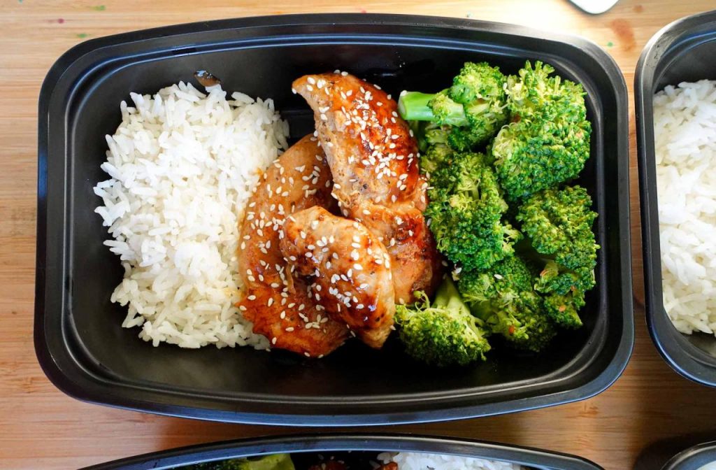 Teriyaki Chicken Meal Prep - Only 398 Calories