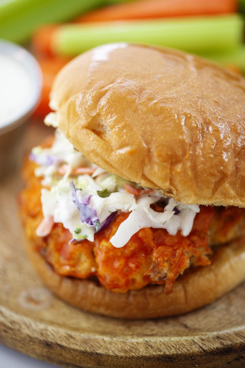 Air Fryer Buffalo Chicken Sandwich Recipe | AirFried.com