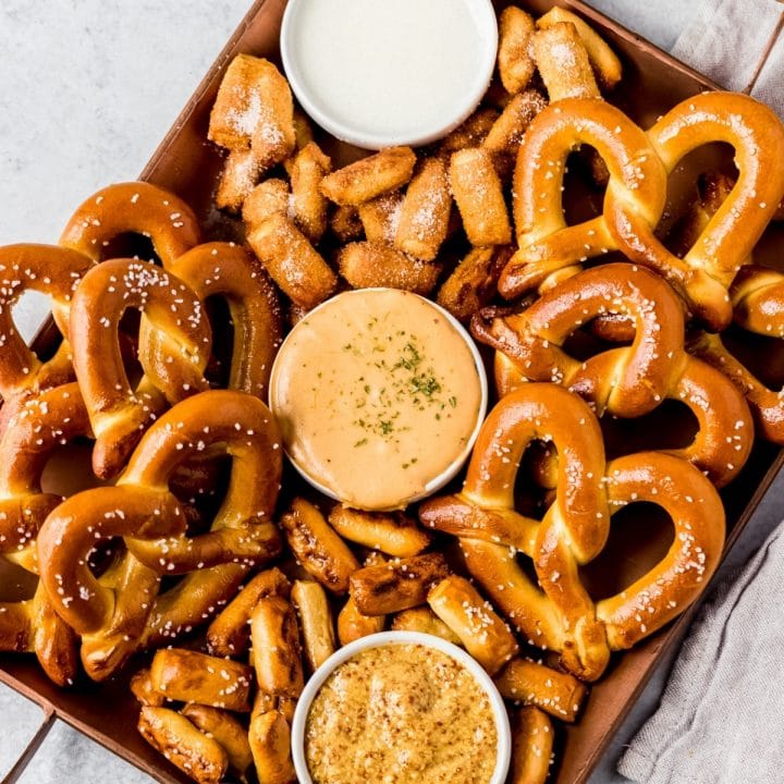 Soft Pretzel Snack Board • Wanderlust and Wellness