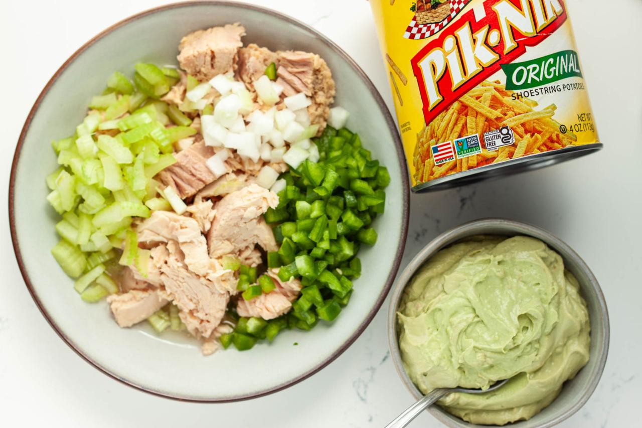 Shoestring Potato Tuna Salad – Midwexican